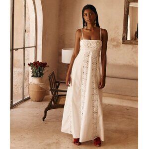 NWT, Sabo Skirt - Bianca Dress - White, L